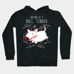 Bull Terrier Dog Anatomy Hoodie